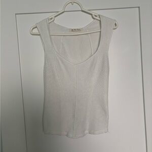 White Sleeveless Top